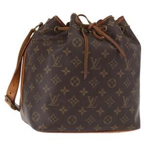 LOUIS VUITTON Monogram Petit Noe Shoulder Bag M42226 LV Auth 155520
